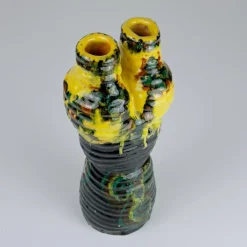 Hot Pamono Vintage Glazed Pottery Vase, Former Yugoslavia, 1970s