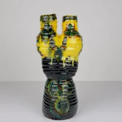 Hot Pamono Vintage Glazed Pottery Vase, Former Yugoslavia, 1970s
