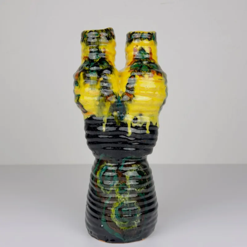 Hot Pamono Vintage Glazed Pottery Vase, Former Yugoslavia, 1970s
