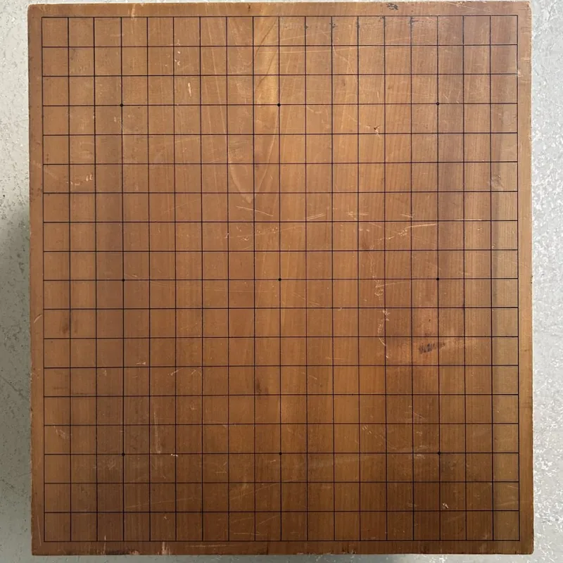 Pamono Vintage Go Game Board Goban Kaya, Japan, 1950s, Set of 3