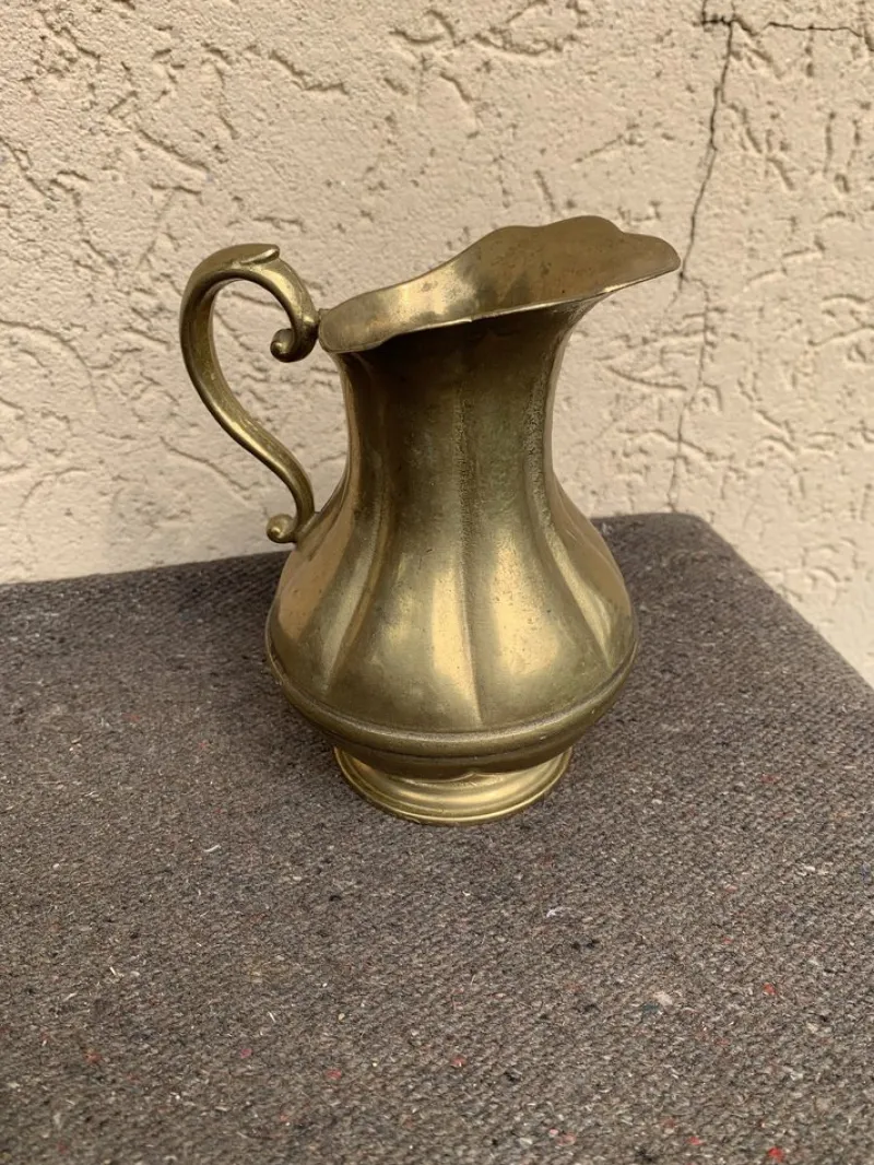 Pamono Vintage Gold Brass Jug> Bottles, Carafes & Jugs