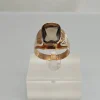 Pamono Vintage Gold Ring with Quartz, 1966> Rings