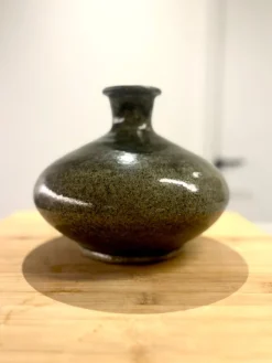 Pamono Vintage Green Ceramic Vase from Accolay, 1970s> Vases