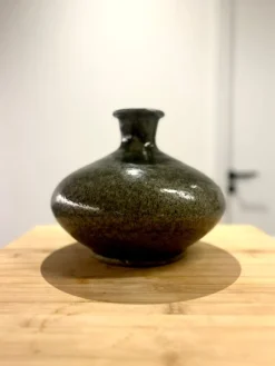 Pamono Vintage Green Ceramic Vase from Accolay, 1970s> Vases