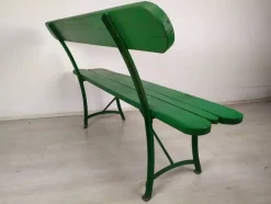 Pamono Vintage Green Garden Bench><noscript><img width=