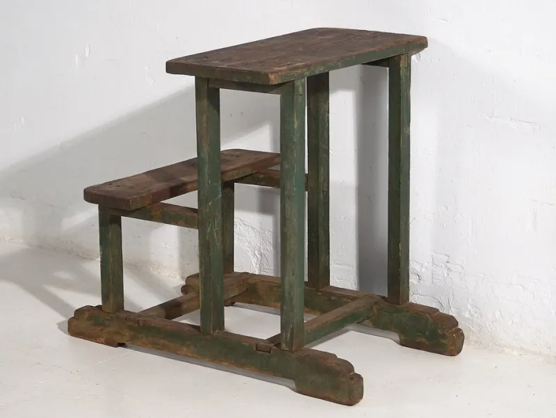 Sale Pamono Vintage Green Wooden Children's Desk, 1930
