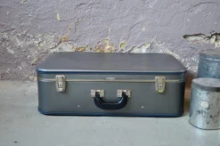 Online Pamono Vintage Grey Suitcase, 1950s