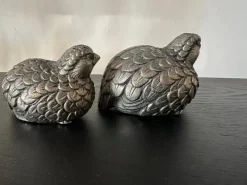 Outlet Pamono Vintage Gucci Quail Salt and Pepper Shakers in Silver Tone by Gucci for Gucci, Italy, 1970s, Set of 2