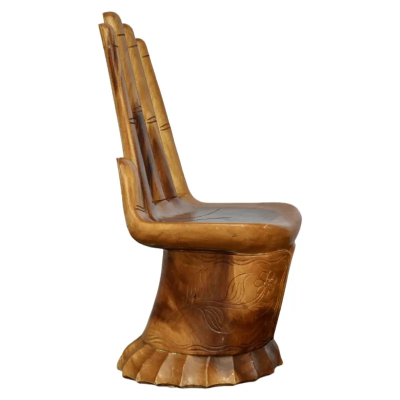 Pamono Vintage Hand Carved Children's Chair, 1960s> Children's Chairs