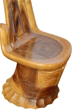 Pamono Vintage Hand Carved Children's Chair, 1960s><noscript><img width=