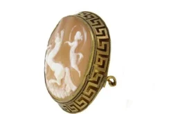 Pamono Vintage Handcrafted Cameo Brooch><noscript><img width=