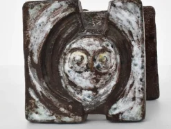 Pamono Vintage Handles with Stylized Owl, 1970, Set of 2> Architectural Elements