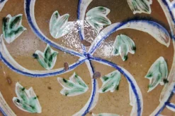 Pamono Vintage Handmade Clay Bowl or Plate, 1930s