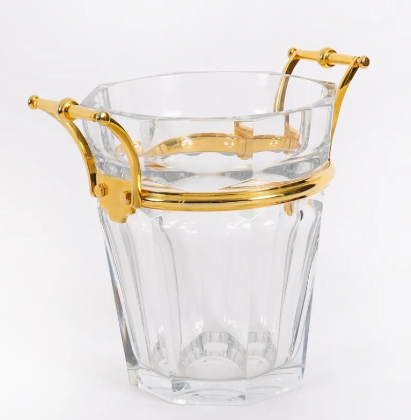 Pamono Vintage Harcourt Crystal Champagne Cooler, 1970s> Ice Buckets & Wine Coolers