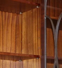 Pamono Vintage Hardwood Breakfront Display Bookcase from Bevan Funnell><noscript><img width=