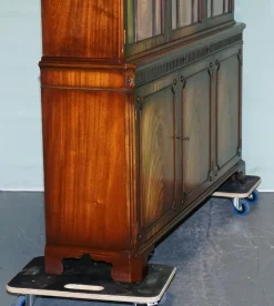 Pamono Vintage Hardwood Breakfront Display Bookcase from Bevan Funnell><noscript><img width=