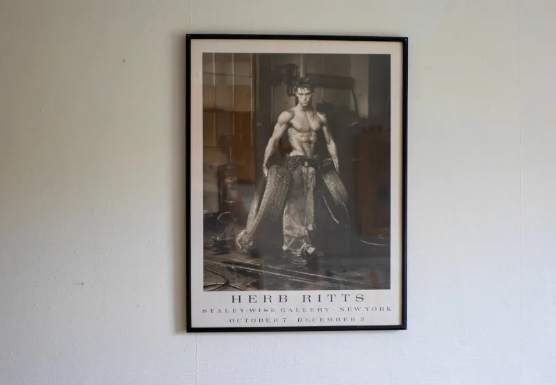 New Pamono Vintage Herb Ritts Poster, 1984