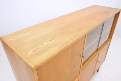 Pamono Vintage Highboard in Ash, 1960s><noscript><img width=