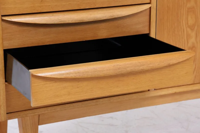 Pamono Vintage Highboard in Ash, 1960s> Sideboards & Buffets