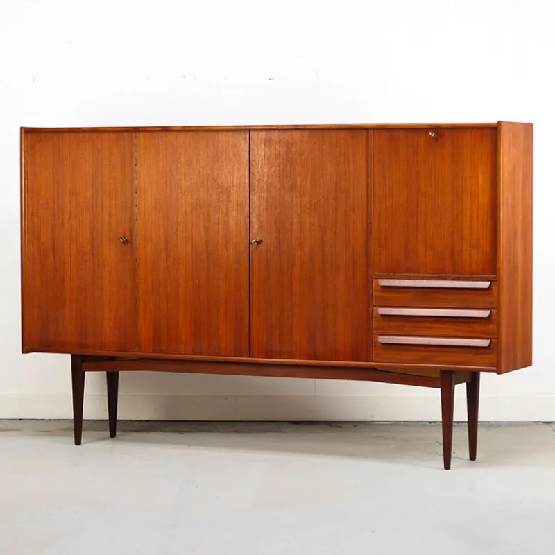Hot Pamono Vintage Highboard in Teak, 1960s
