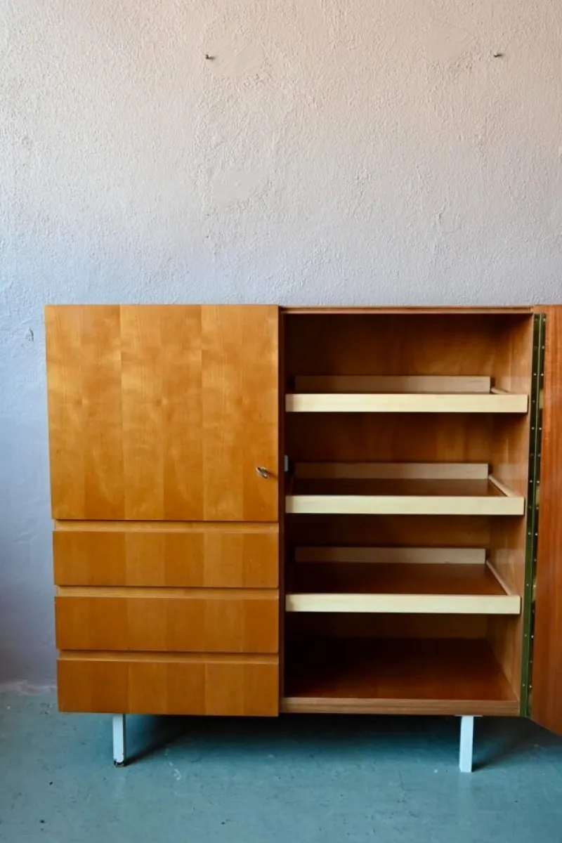 Pamono Vintage Highboard inn Wood, 1950s> Sideboards & Buffets