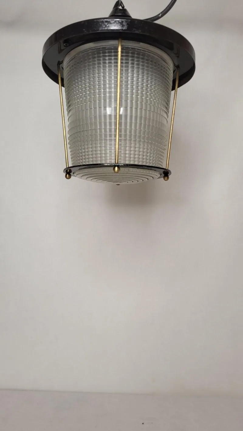 Pamono Vintage Holophane Lantern, 1970s> Garden Lighting