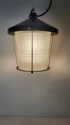 Pamono Vintage Holophane Lantern, 1970s><noscript><img width=