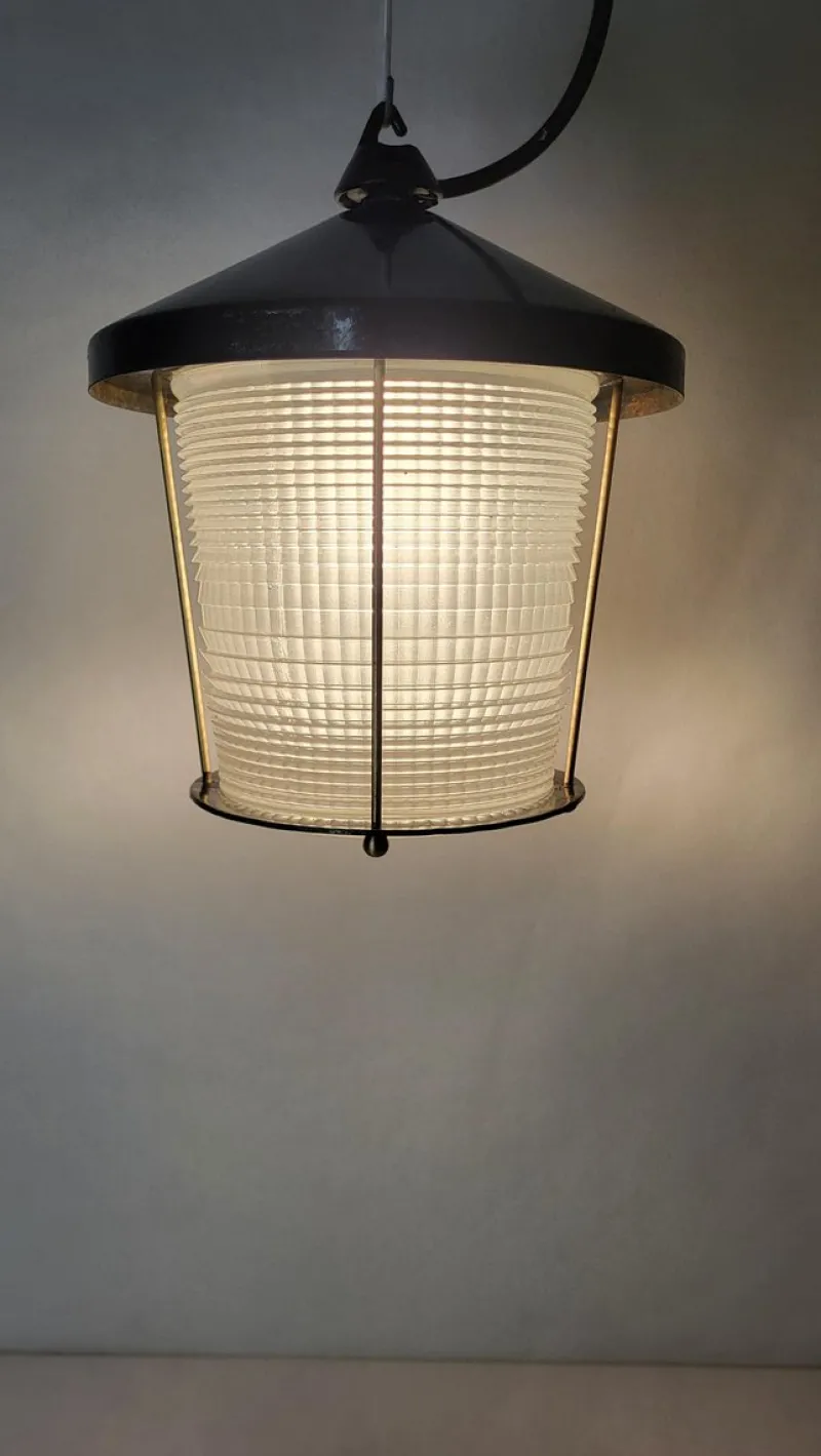 Pamono Vintage Holophane Lantern, 1970s> Garden Lighting