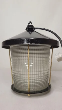 Pamono Vintage Holophane Lantern, 1970s><noscript><img width=