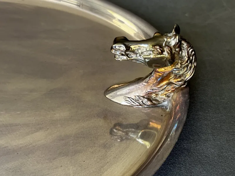 Discount Pamono Vintage Horse Head Tray from Hermès, 1970s