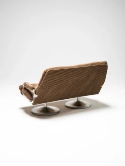 Pamono Vintage Hungarian Space Age Sofa and Chairs, 1950s, Set of 3><noscript><img width=