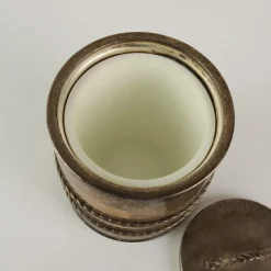 Pamono Vintage Ice Bucket, Mazzucconi, Florence in Metal, Italy, 1970s><noscript><img width=