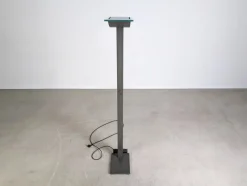 Pamono Vintage ID-S Floor Lamp in Glass by Ettore Sottsass for Staff