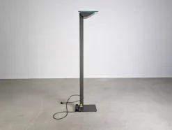 Pamono Vintage ID-S Floor Lamp in Glass by Ettore Sottsass for Staff
