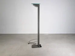 Pamono Vintage ID-S Floor Lamp in Glass by Ettore Sottsass for Staff
