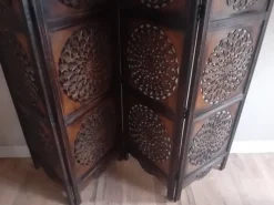 Hot Pamono Vintage Indian Hand Carved Hardwood Room Divider