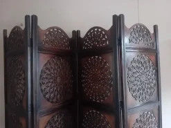 Hot Pamono Vintage Indian Hand Carved Hardwood Room Divider