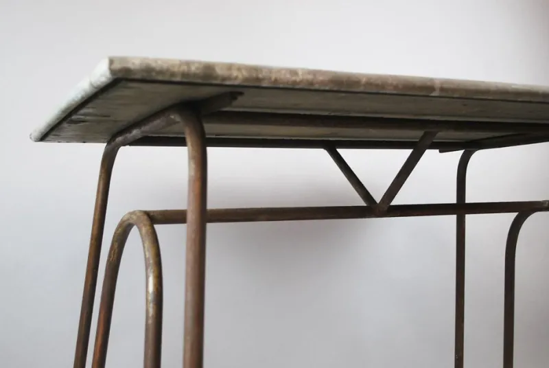 Pamono Vintage Indoor/Outdoor Florist Table, 1950s> Garden Tables