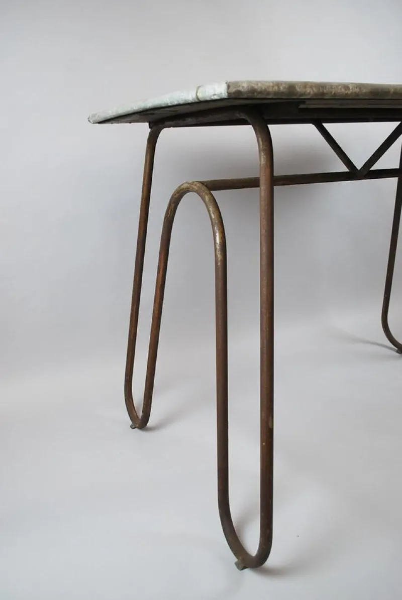 Pamono Vintage Indoor/Outdoor Florist Table, 1950s> Garden Tables
