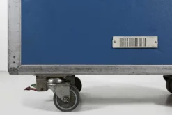Pamono Vintage Industrial Blue Airplane Trolley, 1980><noscript><img width=