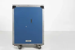 Pamono Vintage Industrial Blue Airplane Trolley, 1980><noscript><img width=