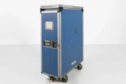 Pamono Vintage Industrial Blue Airplane Trolley, 1980><noscript><img width=