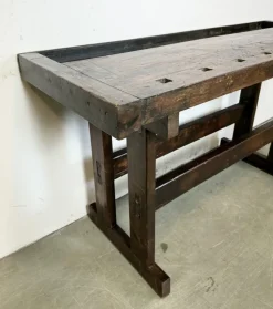 Clearance Pamono Vintage Industrial Carpenters Workbench, 1950s