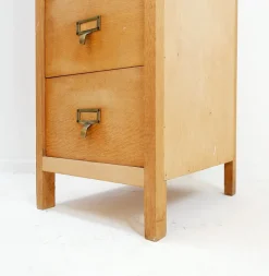 Pamono Vintage Industrial Five-Drawer Filing Cabinet><noscript><img width=