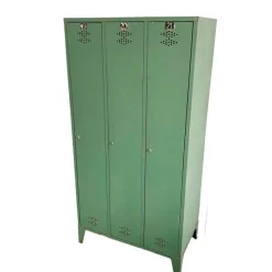 Pamono Vintage Industrial French Green Locker><noscript><img width=