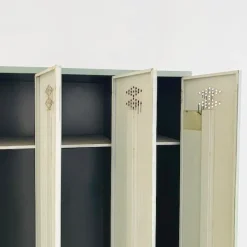 Pamono Vintage Industrial French Green Locker><noscript><img width=