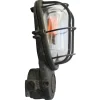 Pamono Vintage Industrial Grey and Clear Glass Wall Lamp from Industria Rotterdam> Wall Lights & Sconces
