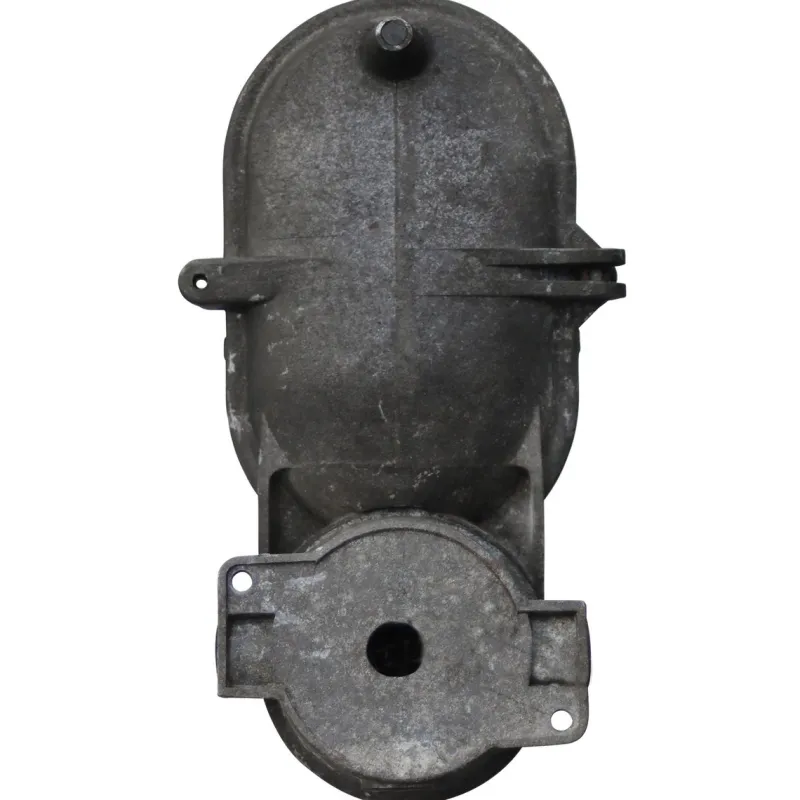 Pamono Vintage Industrial Grey and Clear Glass Wall Lamp from Industria Rotterdam> Wall Lights & Sconces
