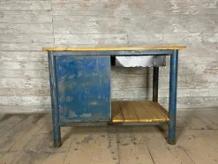 Pamono Vintage Industrial Spruce Workbench> Worktables & Workbenches