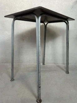 New Pamono Vintage Industrial Steel and Composite School Desk, 1960s